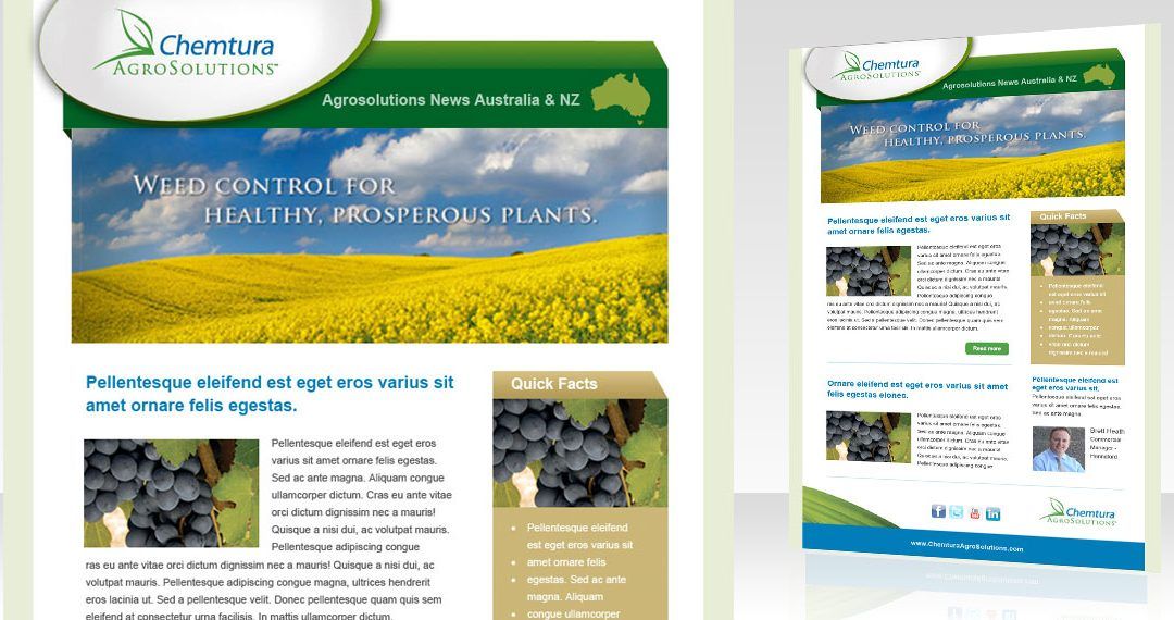 Chemtura AgroSolutions email template